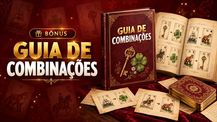 Capa do bônus Guia de Combinações do Baralho Cigano